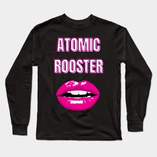 atomic rooster red lips Long Sleeve T-Shirt